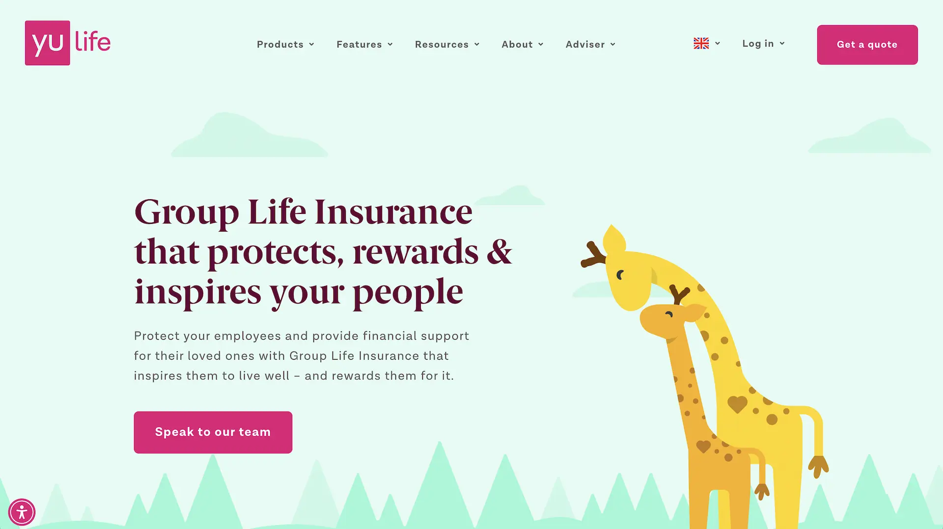 YuLife website made with React Bricks